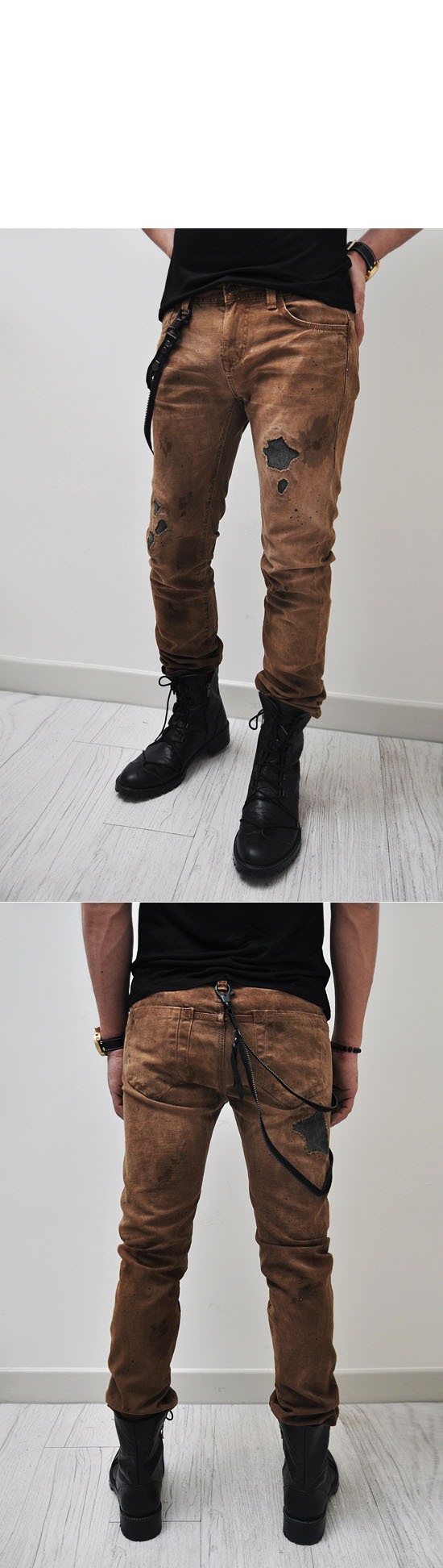 Steet Edge Hardcore Brown Jeans Jeans 49 Fast Fashion Mens Clothes Online Guylookcom 0549